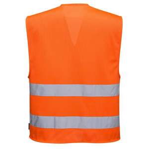 PORTWEST - C374ORRL/XL Meshair gilet à deux bandes orange haute visibilité-EAN 5036108316786 HI-VIS WORKWEAR - Product Image 2