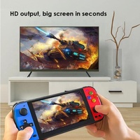 Console de jeu portable rétro classique Dropship PS5000 avec écran HD de 5,1 pouces, 3000/6000 jeux, prend en charge 2 joueurs