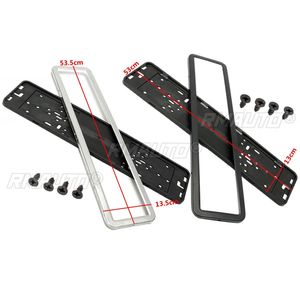 Car License Plate <b>Frame</b> Gosnumber for European German Russian Numbers <b>Mount</b> Holder Number Automobile Polished - Product Image 6