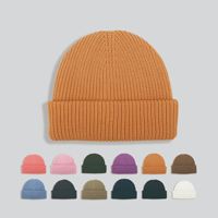 Bonnet en tricot personnalisé avec impression de lettres, logo brodé, style Mea Culpa, vente en gros
