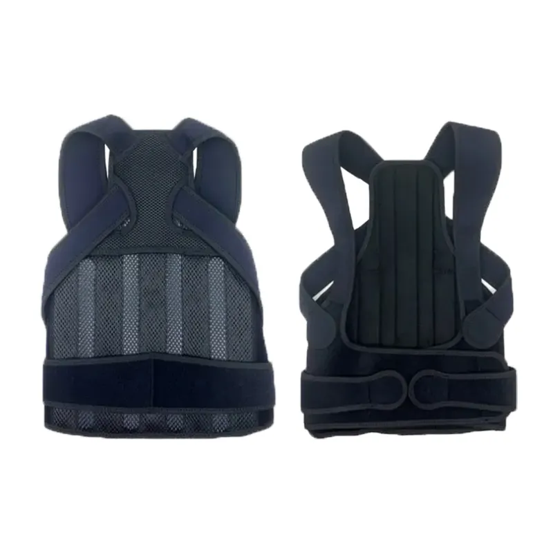 Corrector de postura para espalda y hombros, cinturón negro personalizado, 2021, nuevos productos