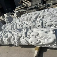 Sculpture de paysage en granit naturel sculpté à la main, résistante aux intempéries, écologique, design personnalisé, ornement artistique pour jardin et municipalité