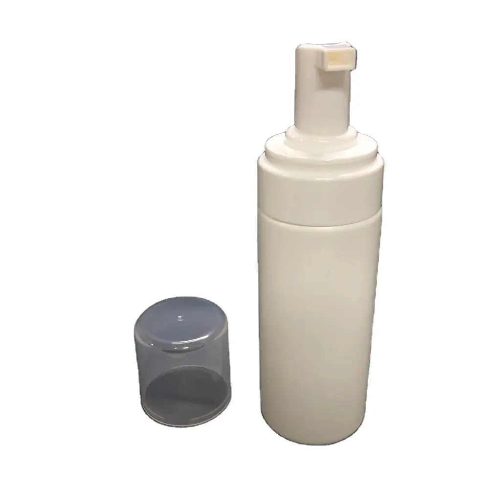50mlホワイトワイドマウスプラスチック化粧フォームローション透明ボトル