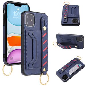 IVANHOE pour <span class=keywords><strong>iPhone</strong></span> 11 Pro Max étui de luxe affaires en cuir couture couverture pour <span class=keywords><strong>iphone</strong></span> 6 6S 7 8 Plus pour Samsung S10 Note10 étui - Product Image 3