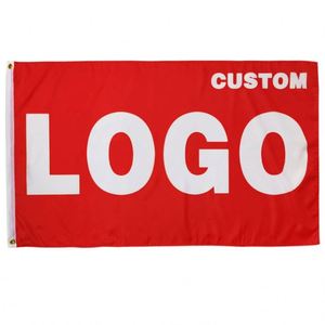 High Quality Best Price Dye Sublimation Outdoor Activities Red Logo Custom <b>Flags</b> Banners - Product Image 1