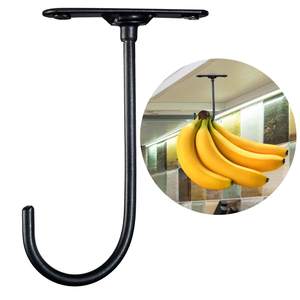 Soporte para Plátanos con Diseño Flexible para Encimera de Cocina, Colgador de Frutas Estilo Rústico con Clavos Autoadhesivos - Product Image 1
