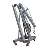 Grue de levage hydraulique pour voiture 2T, grue mobile pliable pour réparation automobile avec garantie d'un an, Chine