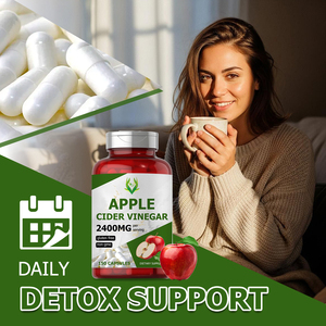 OEM ODM <b>Supplement</b> Apple Cider Vinegar Capsules Digestive Wellness Support Digestion Gut Health Detox Support - Product Image 4