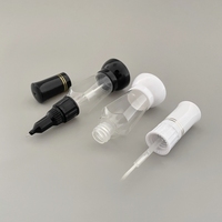 Flacon souple personnalisé de 10 ml pour nail art, écologique, vide, en plastique, avec logo sérigraphié, pour réparation de rayures et peinture, avec bouchon à vis