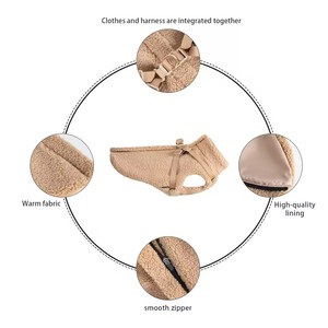 Custom Dog Fleece <b>Clothes</b> Wholesale Fleece <b>Pet</b> Outfits Pullover Warm Dog Apparel Coat <b>Pet</b> Jacket Sherpa Jumper - Product Image 4