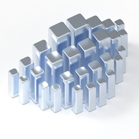 Aimants en néodyme puissants personnalisés en forme de bloc, de barre, de cube, de carré, N35 N52 Ndfeb, utilisation industrielle