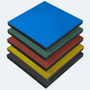 حبيبات مطاطية لإطارات الشاحنات تنتج بلاطات أرضية مطاطية صديقة للبيئة لصالات الألعاب الرياضية - Product Image 1