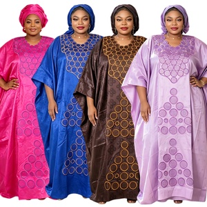 <span class=keywords><strong>Robe</strong></span> <span class=keywords><strong>Bazin</strong></span> africaine brodée de haute qualité H&D S11256 pour femmes, <span class=keywords><strong>robe</strong></span> traditionnelle <span class=keywords><strong>Boubou</strong></span> avec strass - Product Image 1