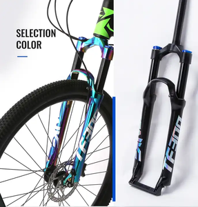 TANKE <span class=keywords><strong>Fourche</strong></span> de vélo VTT en alliage d'aluminium Suspension Air <span class=keywords><strong>26</strong></span>/27.5/ 29er <span class=keywords><strong>Pouces</strong></span> <span class=keywords><strong>Fourche</strong></span> A-pilier Contrôle d'épaule <span class=keywords><strong>Fourche</strong></span> de vélo - Product Image 3