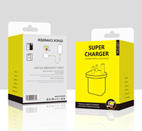 Macaron 45W GaN Chargeur Type C USB A + C PD Qc3.0 Adaptateur de Voyage Super Rapide avec Prise UK pour Samsung pour Huawei