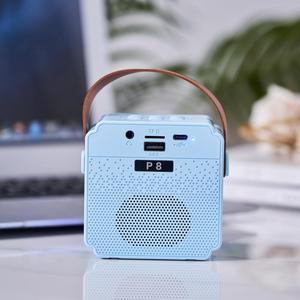 Loa <span class=keywords><strong>Karaoke</strong></span> không dây mini P8 2 Mic, quà Giáng sinh cho trẻ em, có điều khiển kỹ thuật số - Product Image 3