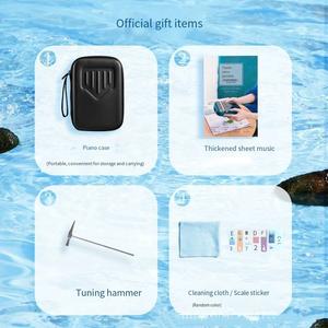 Kalimba de 21 tonos de alta calidad con diseño de ballena, piano de pulgar portátil para principiantes, instrumento musical de regalo. - Product Image 4