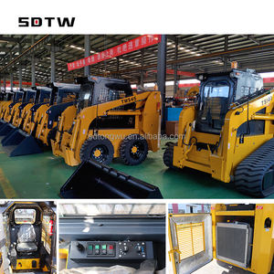 El más barato 140HP 4800kg <span class=keywords><strong>TS140</strong></span> mini MINICARGADORA barredora Weichai Deutz soporte de motor en cargadora sobre orugas - Product Image 5