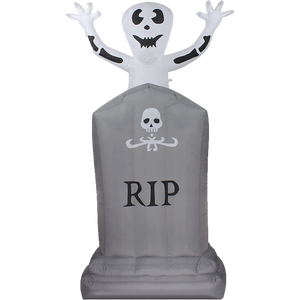 Großhandel Halloween Infla tables 5FT Outdoor-Dekorationen Aliens Grabstein Eingebautes LED-Licht für Halloween-Dekor Rasen garten - Product Image 6