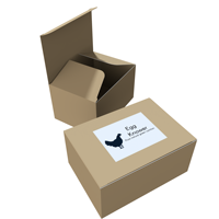 Vente en gros style simple conception personnalisée papier mini vente oeuf de poule cadeau tiroir boîtes d'emballage 12 trous empilables