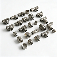 Raccords de tuyauterie en acier inoxydable 201 BSP 1/2 3/4 1 pouce, coudes, tés, raccords à vis, adaptateurs pour la connexion de conduites d'eau et de gaz