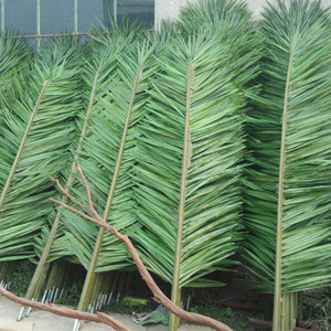 decoraciones de plástico verde de los árboles de <span class=keywords><strong>coco</strong></span> fecha hojas de palma Artificial Palma árbol hojas - Product Image 4