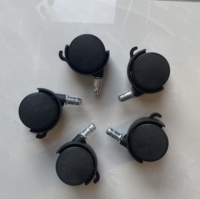 Roues universelles rotatives à 360° en PU, anti-enroulement, verrouillables, robustes, durables, silencieuses, respectueuses du sol, pour hôpital, salle de sport, salle de bain