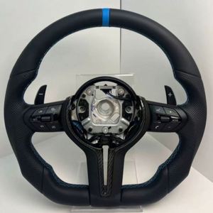 Volante Deportivo de Cuero Perforado Azul M1 M2 para <span class=keywords><strong>BMW</strong></span> M3 M4 F80 F82 <span class=keywords><strong>M5</strong></span> X7 X5 F15 X6 F16 F10 F30 F32 F36 <span class=keywords><strong>F60</strong></span> M2 F87, Listo para Instalar - Product Image 3
