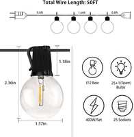 Lampes de décoration et de jardin à LED pour la maison Guirlande d'ampoules pour la maison Lumière de décoration à LED pour la maison