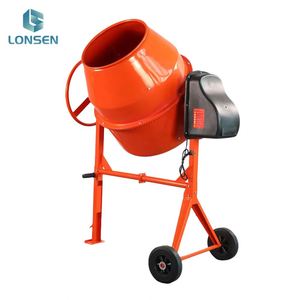 Mezcladora de Concreto Eléctrica Móvil de Acero, 70L-280L, Operación Manual, Alta Eficiencia, Productividad de 3M/H para Pequeñas Construcciones - Product Image 4
