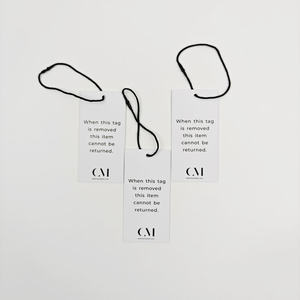 Eco-Friendly Luxury Hang <b>Tags</b> Recycled Paper with Custom Embossed Logo for <b>Clothing</b> Garments & Jewelry - Product Image 6