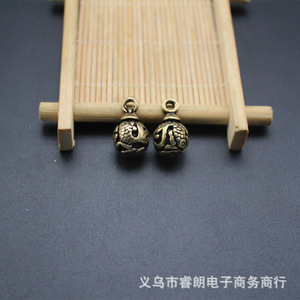 จี้ลูกบอลโลหะผสมทองแดงลายปลาคาร์พ สำหรับสร้อยคอ พวงกุญแจ หรือเครื่องประดับซิป ของขวัญสำหรับทุกเพศ - Product Image 2