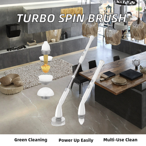 Brosse de nettoyage électrique rechargeable en plastique avec raclette <span class=keywords><strong>turbo</strong></span> – Utilisation domestique écologique - Product Image 2