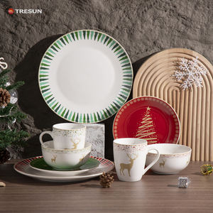 <span class=keywords><strong>Platos</strong></span> <span class=keywords><strong>de</strong></span> Porcelana <span class=keywords><strong>Navideños</strong></span>, Juego <span class=keywords><strong>de</strong></span> Vajilla Decorativo, Regalo para Fiestas en Casa, Plato Personalizado, Plato <span class=keywords><strong>de</strong></span> Postre con Diseño <span class=keywords><strong>de</strong></span> Santa Claus, Plato para Restaurante - Product Image 1