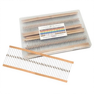 1040 1040 Chiếc <span class=keywords><strong>26</strong></span> Giá Trị Bộ Điện Trở 1 <span class=keywords><strong>Ohm</strong></span>-1M <span class=keywords><strong>Ohm</strong></span> 5% 1/4W Màng Carbon Xuyên Lỗ Gắn Hộp Nhựa Bao Bì - Product Image 1