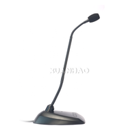 Microphone à condensateur filaire haute sensibilité MX412 avec support de bureau flexible et suppression du bruit XLR pour conférences