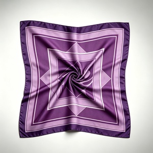 Foulard Quadrato in Raso Setoso all'Ingrosso da <span class=keywords><strong>Donna</strong></span>, <span class=keywords><strong>Bandana</strong></span> Stampata Morbida e Lucida, Copricapo Musulmano per Signore, Accessorio Moda Quotidiana - Product Image 3