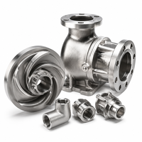 Pièces de fonderie de précision en acier inoxydable sur mesure JBD Factory, fabrication par moulage à cire perdue, composants industriels pour pompes et vannes, vente en gros