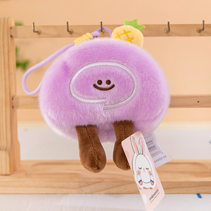Custom Mini Dessert Plush Keychain, Bulk Promotional Gift Toys with Custom Logo, Low MOQ Soft Plush <b>Keyring</b> for Events - Product Image 4