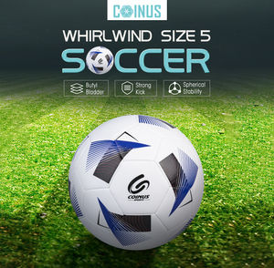 Ballon de football taille 5 officiel, léger, en TPU PU thermocollé, avec logo personnalisé, offre directe - Product Image 4