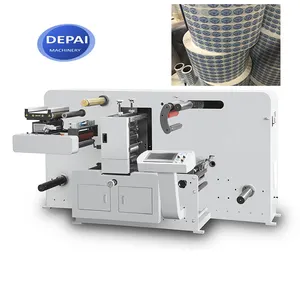 Automatic Intermittent semi Rotary Die Cutting Machine With Slitting System for printed and blank labels