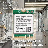 Orange Pi 5 Plus 4G 16G RK3588 Modul PCIE WiFi-BT Eksternal SSD SMD 8K RAM Papan Pengembangan