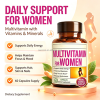 Capsules multivitaminées pour femmes Vitamines minéraux énergétiques humeur cheveux peau ongles Complément alimentaire