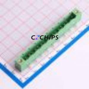 DB2ERM-7.62-9P-GN Plug-in Terminal <b>Block</b> Through hole,P=7.62mm Connector Board-to-Board / Socket Closed <b>Screw</b> Fixing 1x9P 7.62mm - Product Image 1