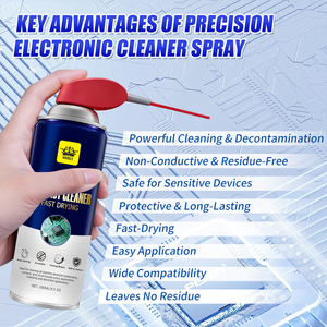 Fast Dry Electrical Contact <strong>Cleaner</strong> Removes Grease Dust Oxidation Industrial Maintenance Precision Circuit Board <strong>Cleaner</strong> Spray - Product Image 3