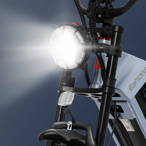 จักรยานไฟฟ้า Eahora Juliet EBIKE 48V 60Ah โครงเหล็กคาร์บอน เบรคไฮดรอลิกดิสก์ ระยะทางมากกว่า 60 กม. จอแสดงผลดิจิตอล ระบบกันสะเทือนเต็มรูปแบบ สำหรับผู้ใหญ่ ขับขี่แบบออฟโรด - Product Image 6