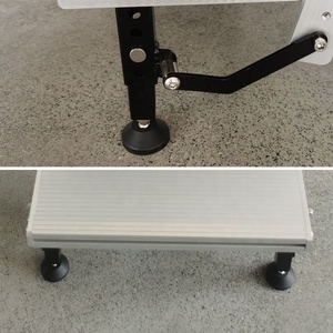 Accesorios para caravanas TYTXRV, escalones plegables manuales/eléctricos de 5 pasos con luz LED y pies de soporte dobles ajustables - Product Image 5