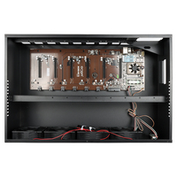 Serveur Rig 12GPU Open Air Rig Frame Rig Case Rack Jusqu'à 12 GPU avec carte mère alimentation CPU Mémoire