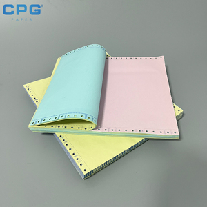 Bulk Order Premium Carbonless <b>Paper</b> Roll 50gsm NCR <b>Paper</b> Computer Continuous Form Unit for Waybill Printing Supply - Product Image 1