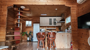 Greniers américains en bois personnalisables à usage domestique avec une épaisseur de paroi polyvalente et une configuration de plan d'étage - Product Image 3